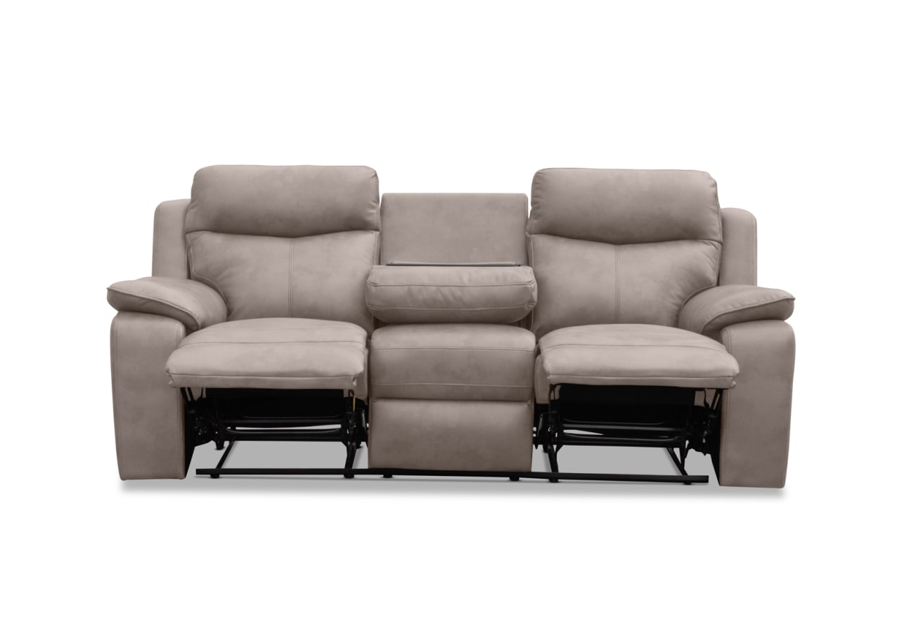 BURLINGTON FABRIC 3S Manual Recliner with Drop Down Table – image 2 of 13