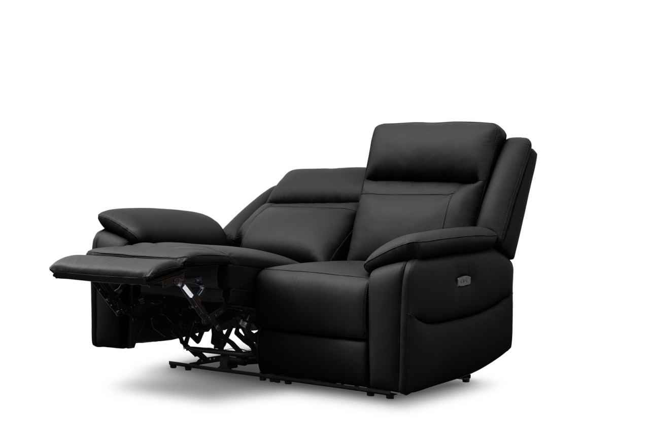 RENATO LEATHER 2 Seater with 2 Inbuilt Electric Recliners – image 5 of 10