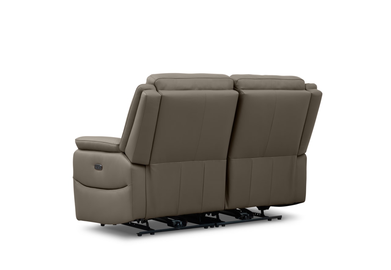 RENATO LEATHER 2 Seater with 2 Inbuilt Electric Recliners – image 7 of 10