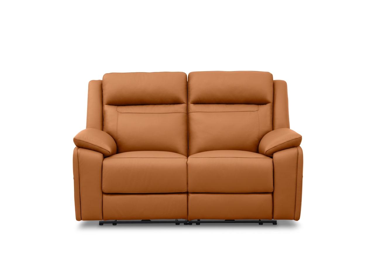 RENATO LEATHER 2 Seater with 2 Inbuilt Electric Recliners – image 1 of 10