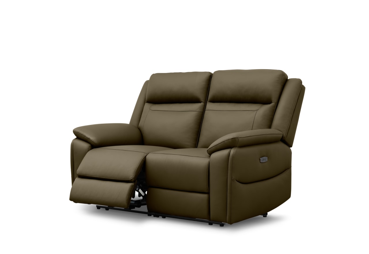 RENATO LEATHER 2 Seater with 2 Inbuilt Electric Recliners – image 3 of 10