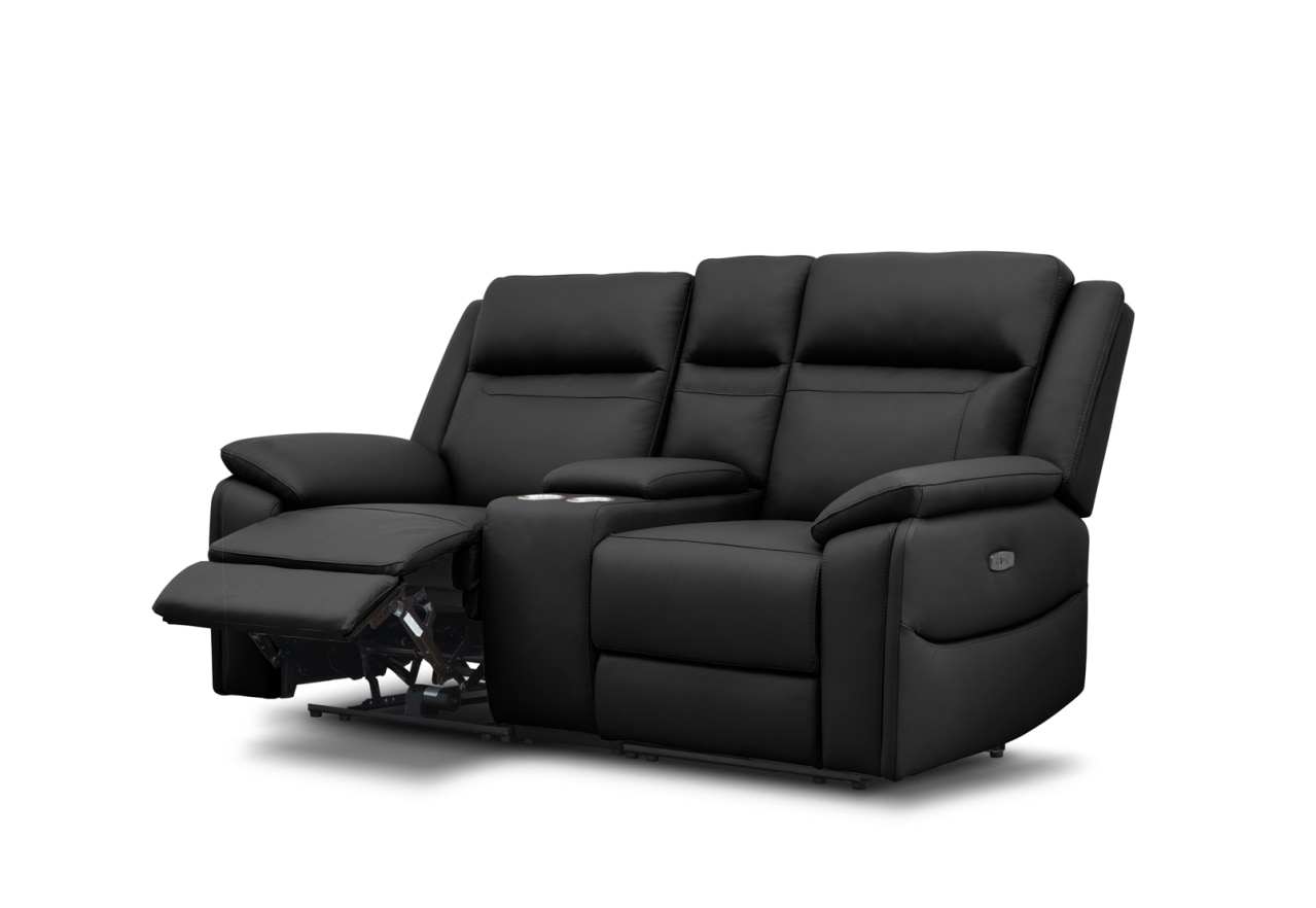 RENATO LEATHER 2S with Electric Recliners and Console – image 4 of 15