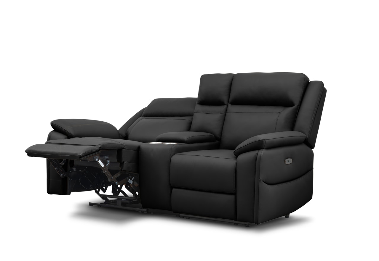 RENATO LEATHER 2S with Electric Recliners and Console – image 5 of 15