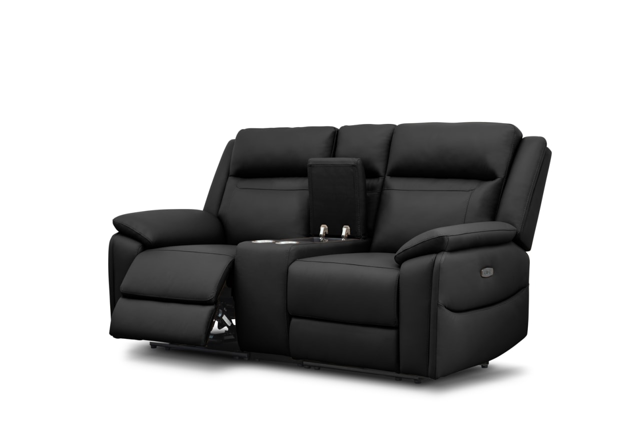 RENATO LEATHER 2S with Electric Recliners and Console – image 6 of 15