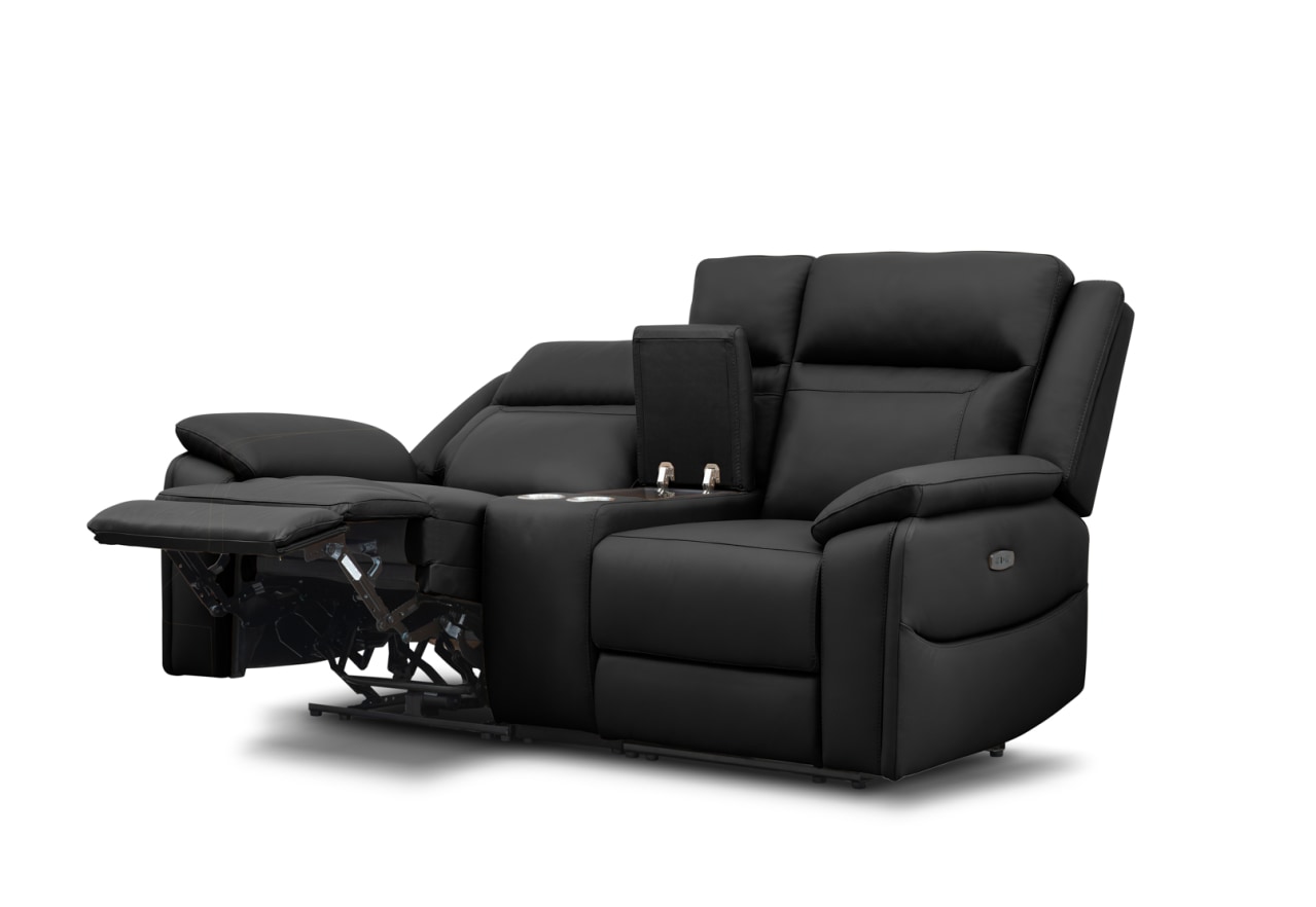 RENATO LEATHER 2S with Electric Recliners and Console – image 8 of 15