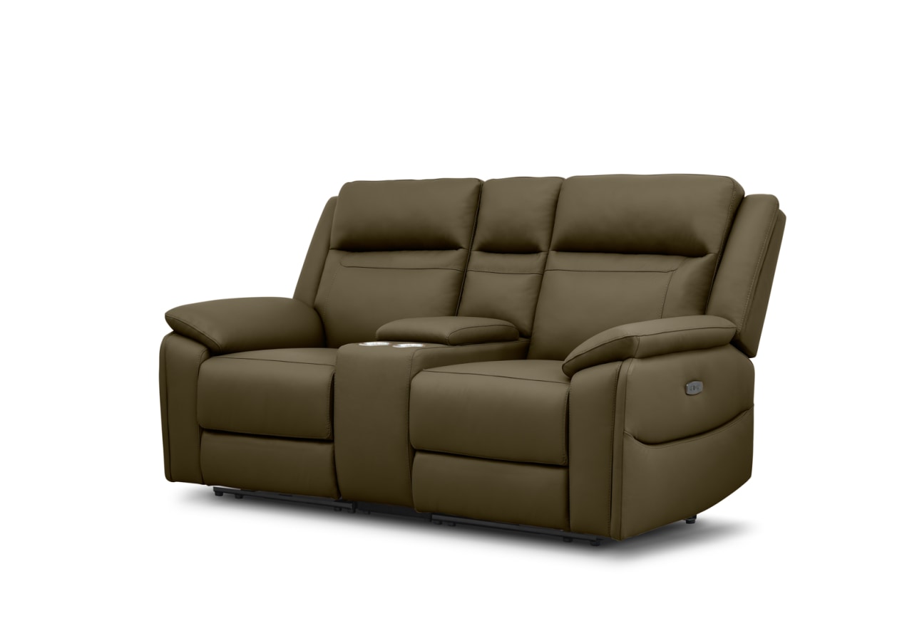 RENATO LEATHER 2S with Electric Recliners and Console – image 2 of 15