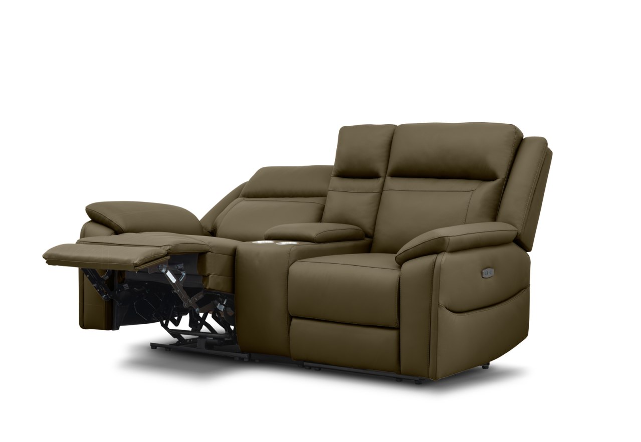 RENATO LEATHER 2S with Electric Recliners and Console – image 5 of 15