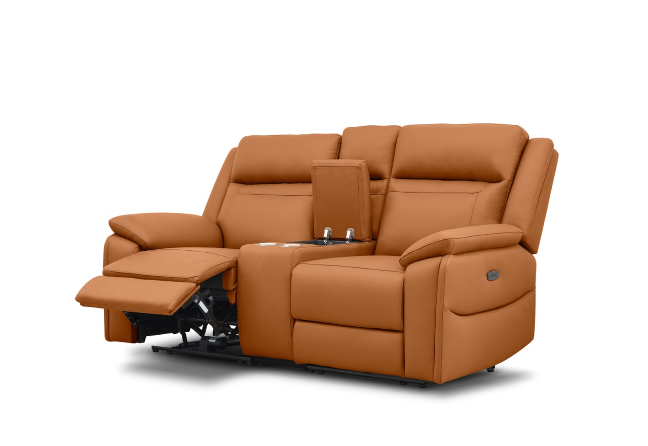 RENATO LEATHER 2S with Electric Recliners and Console – image 8 of 17