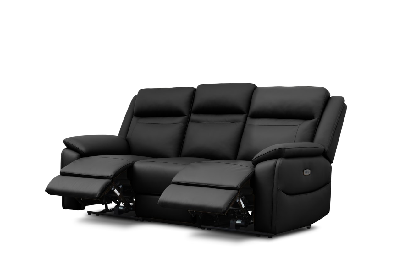 RENATO LEATHER 3S with Electric Recliners and Drop Down Table – image 4 of 15