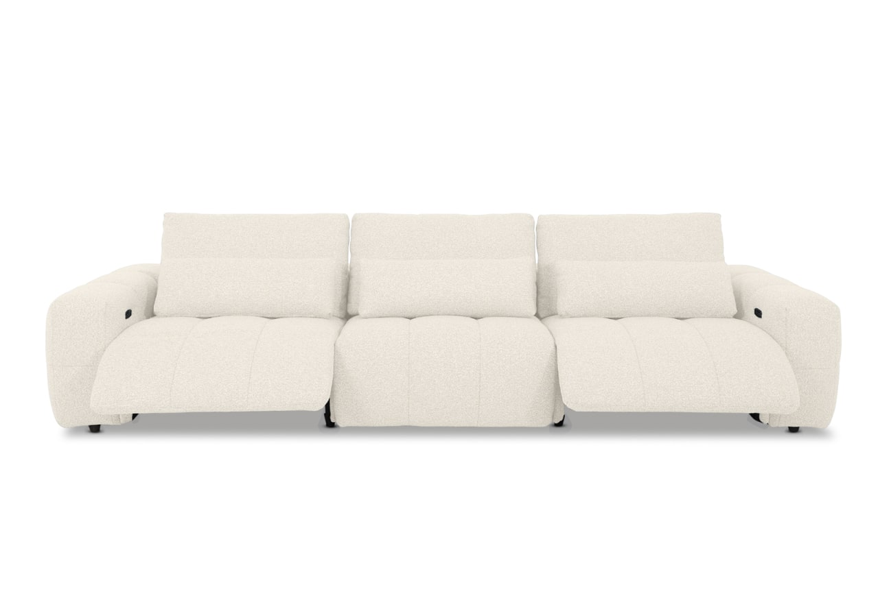 LORYN FABRIC 3.5 Seater with 2 Inbuilt Electric Recliners – image 2 of 10