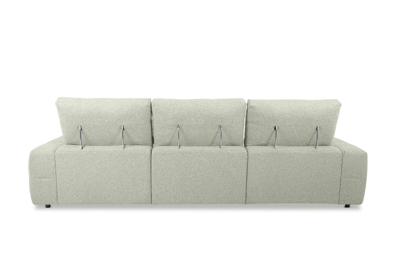 LORYN FABRIC 3.5 Seater with 2 Inbuilt Electric Recliners – image 9 of 10