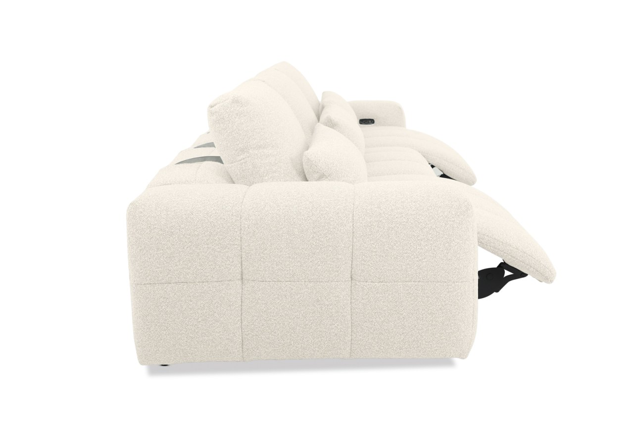 LORYN FABRIC 3.5 Seater with 3 Electric Recliners – image 12 of 19