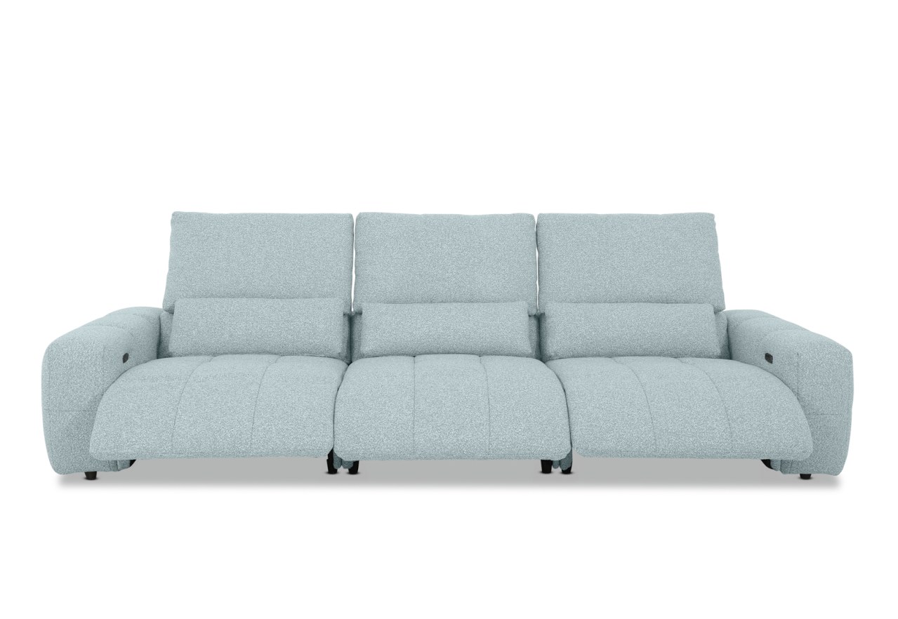 LORYN FABRIC 3.5 Seater with 3 Electric Recliners – image 5 of 18
