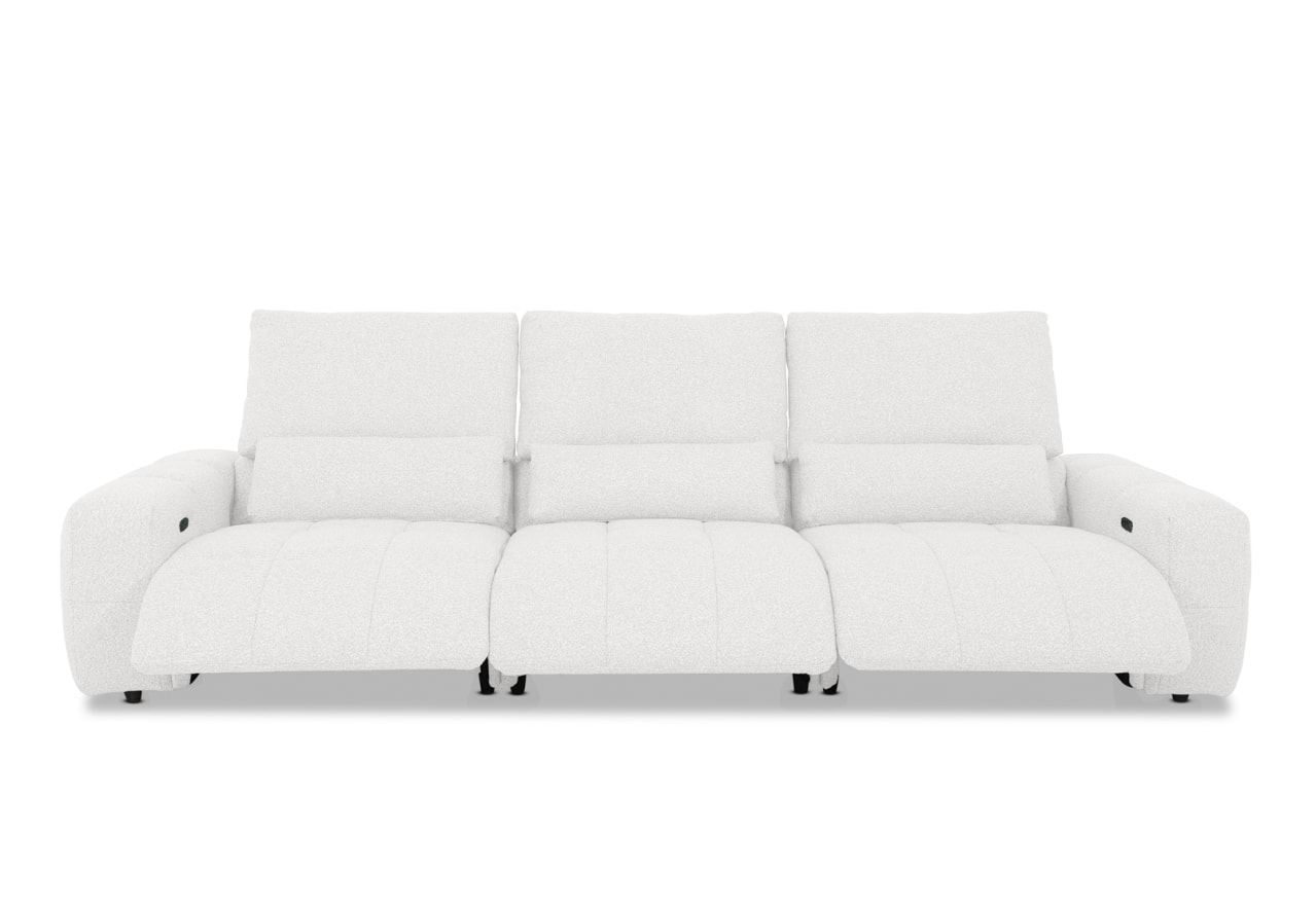 LORYN FABRIC 3.5 Seater with 3 Electric Recliners – image 4 of 15