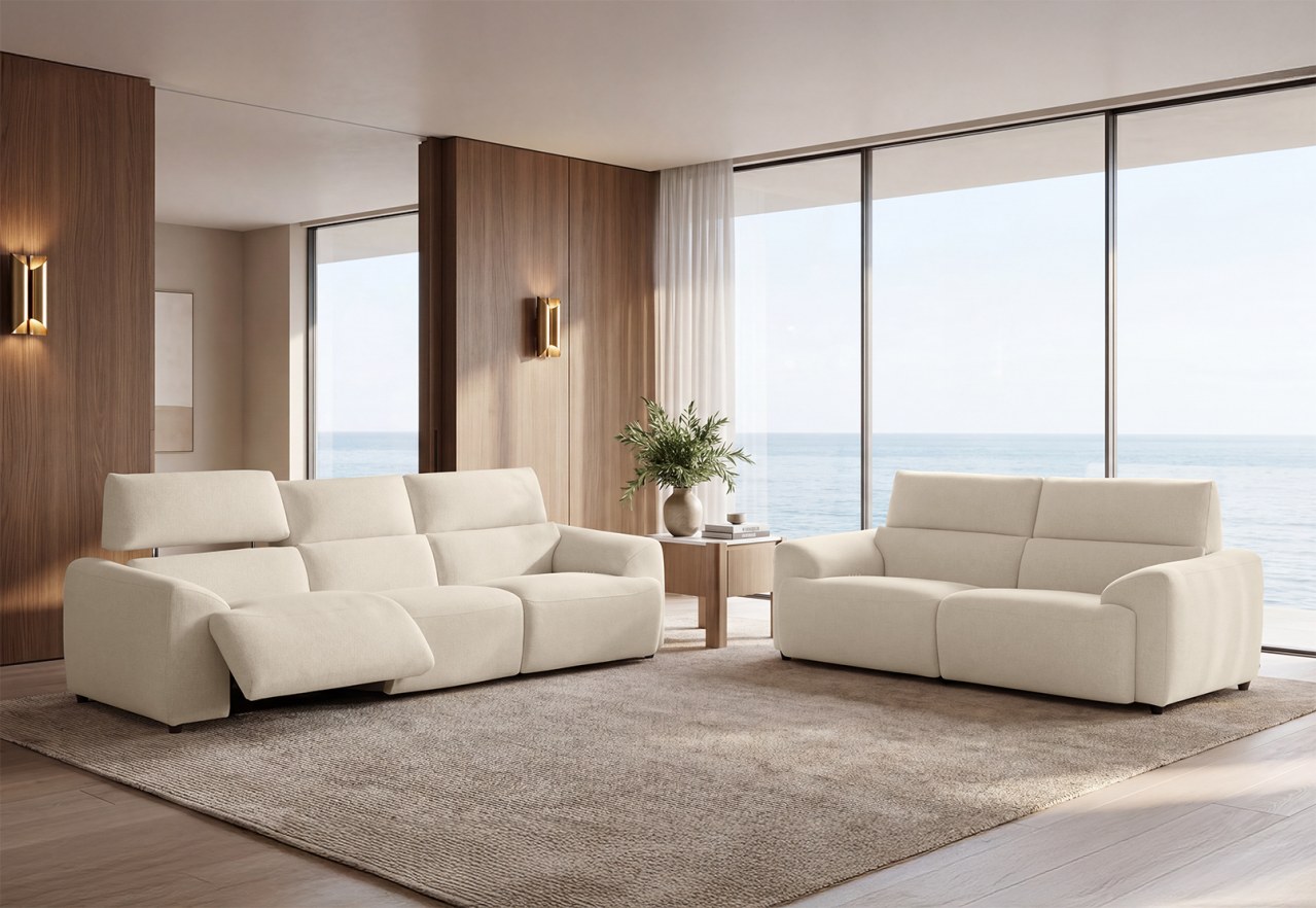 VESSALLI FABRIC 3.5 Seater Electric Recliners – image 10 of 10