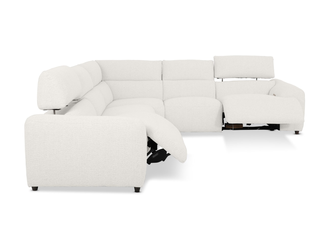 VESSALLI FABRIC 5S Corner Lounge with Electric Recliners – image 3 of 7
