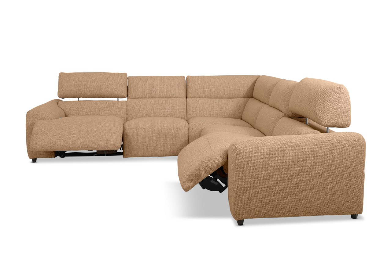 VESSALLI FABRIC 5S Corner Lounge with Electric Recliners – image 4 of 7