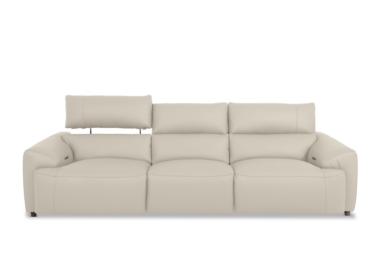 VESSALLI LEATHER 3.5 Seater Electric Recliners – image 2 of 11