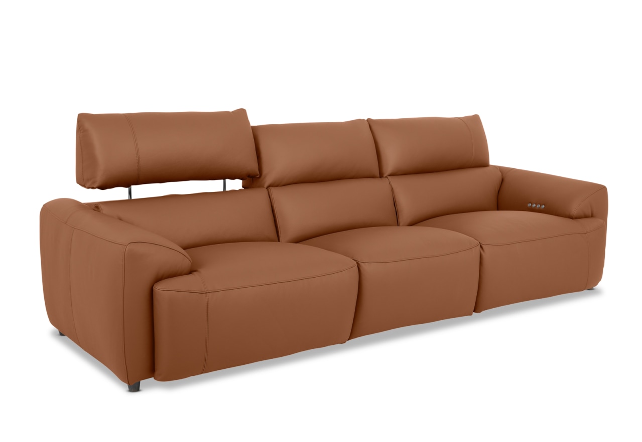 VESSALLI LEATHER 3.5 Seater Electric Recliners – image 6 of 13