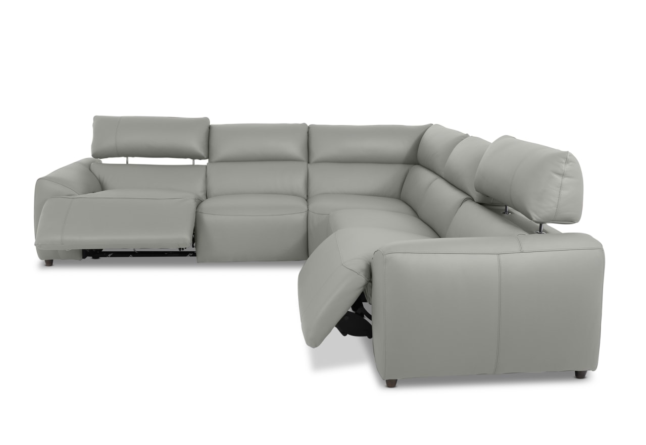VESSALLI LEATHER 5S Corner Lounge with Electric Recliners – image 10 of 14