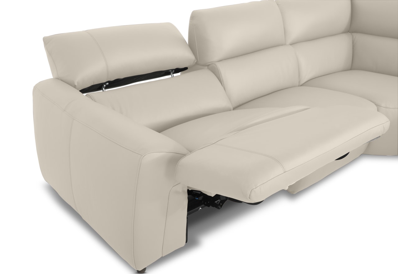 VESSALLI LEATHER 5S Corner Lounge with Electric Recliners – image 13 of 14