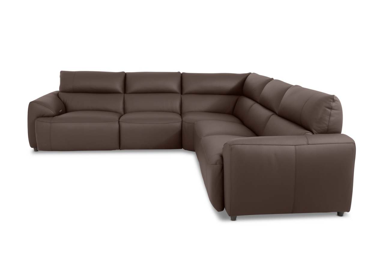 VESSALLI LEATHER 5S Corner Lounge with Electric Recliners – image 4 of 14