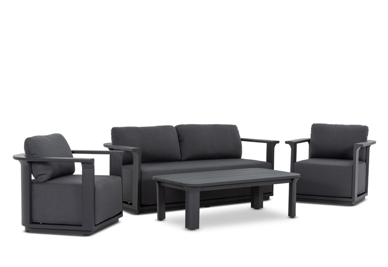 SANUR 4 Piece Outdoor Lounge Setting – image 4 of 18