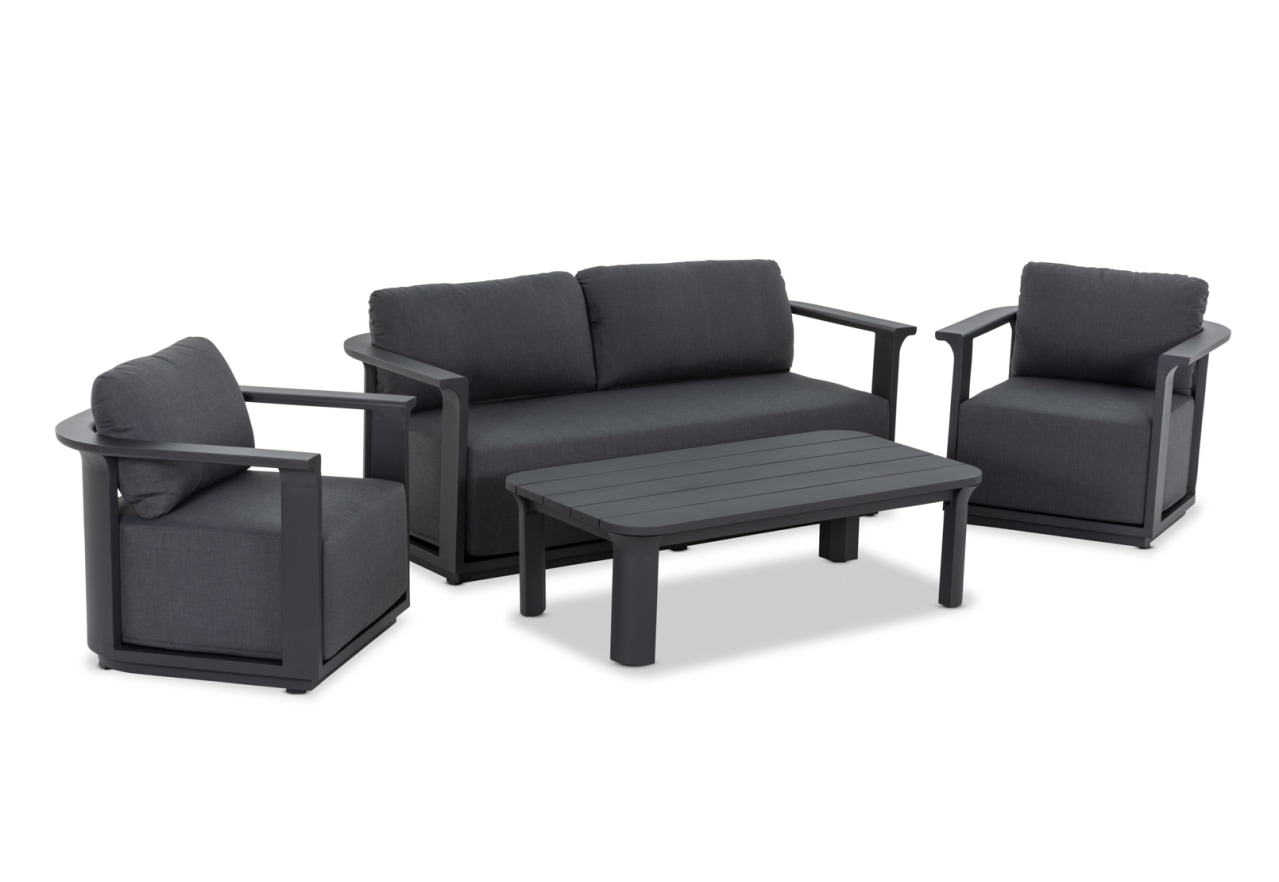 SANUR 4 Piece Outdoor Lounge Setting – image 5 of 18