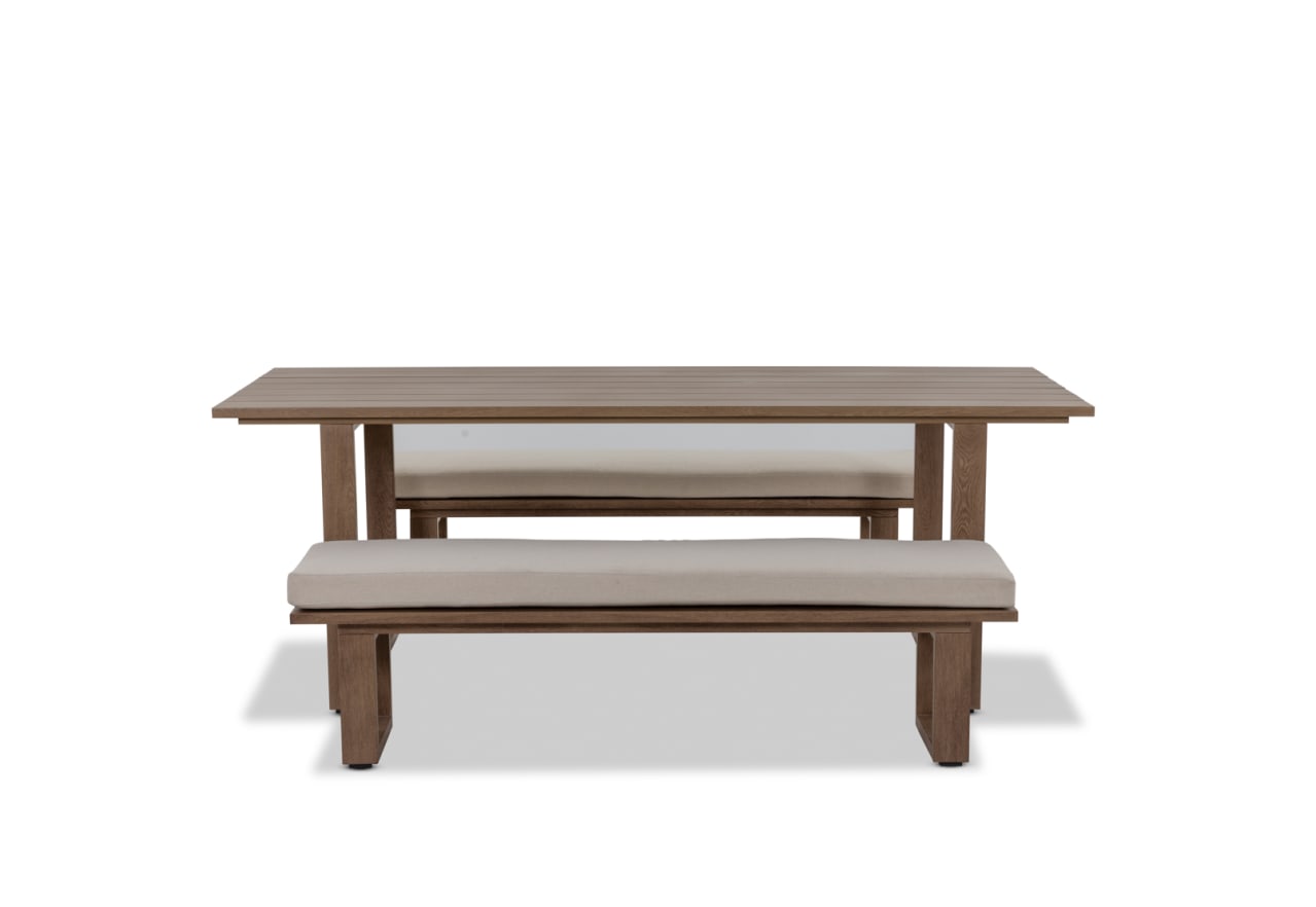 SEMINYAK 3 Piece Outdoor Bench Setting – image 2 of 11