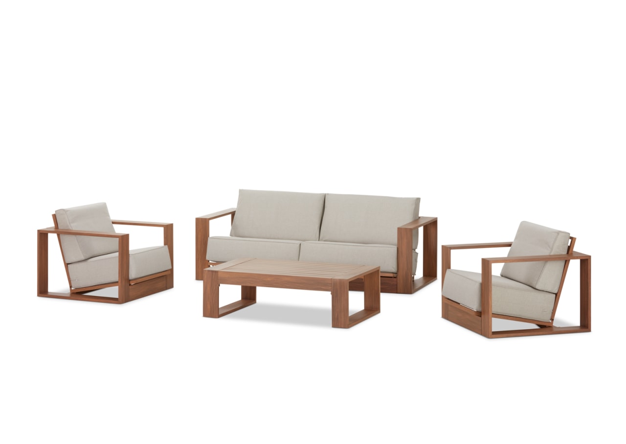 PALAZZA 4 Piece Outdoor Lounge Setting – image 9 of 23