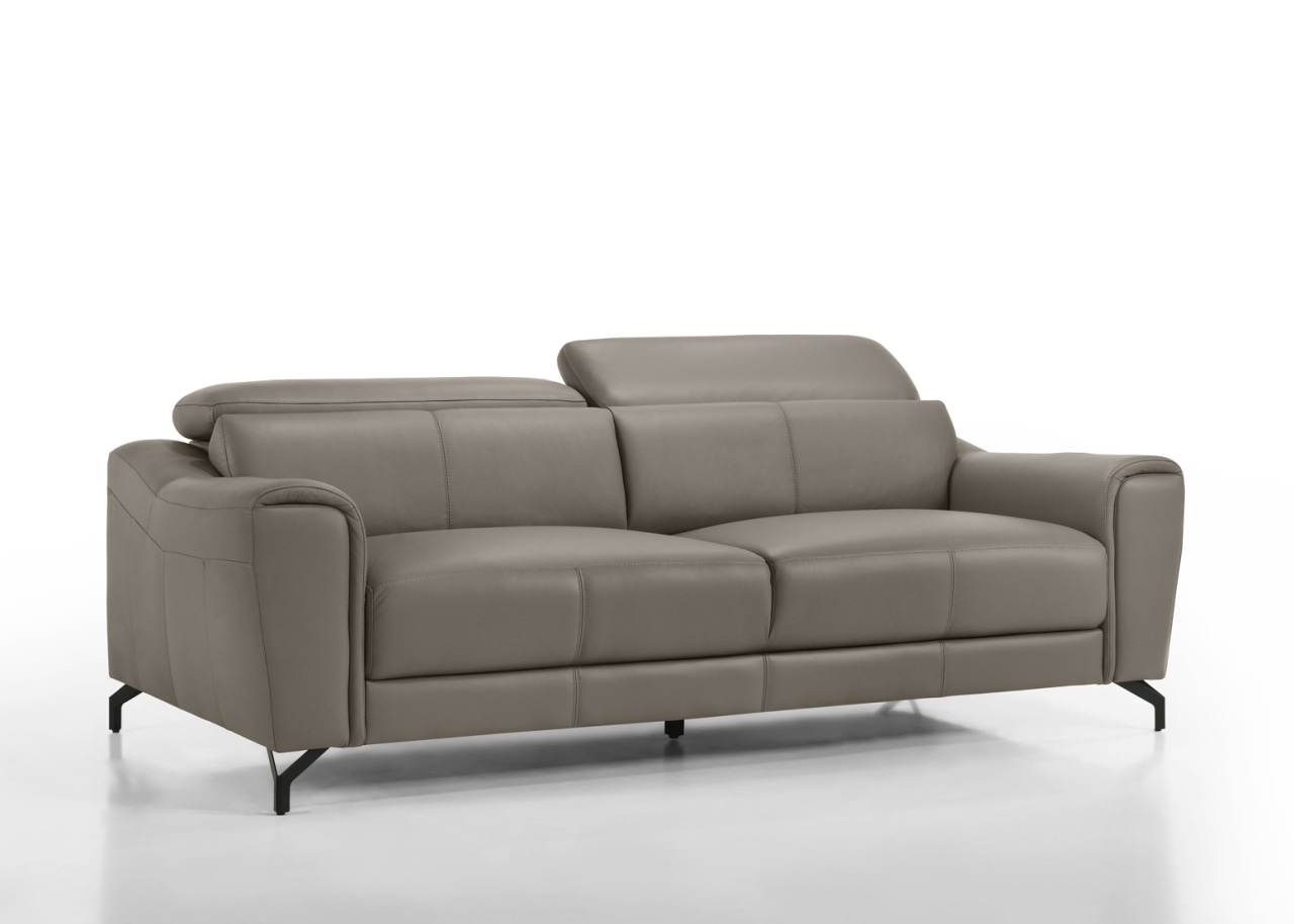PELOSI LEATHER 3 Seater Sofa – image 3 of 6