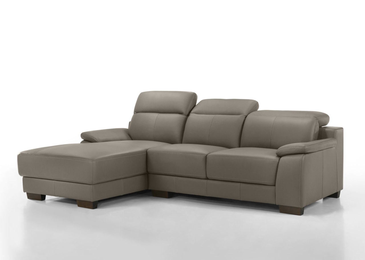 ESCHER LEATHER 3 Seater LHF Chaise – image 3 of 5