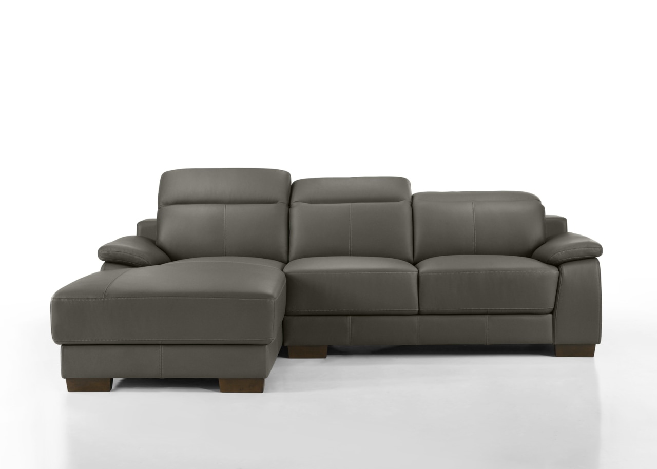 ESCHER LEATHER 3 Seater LHF Chaise – image 2 of 5
