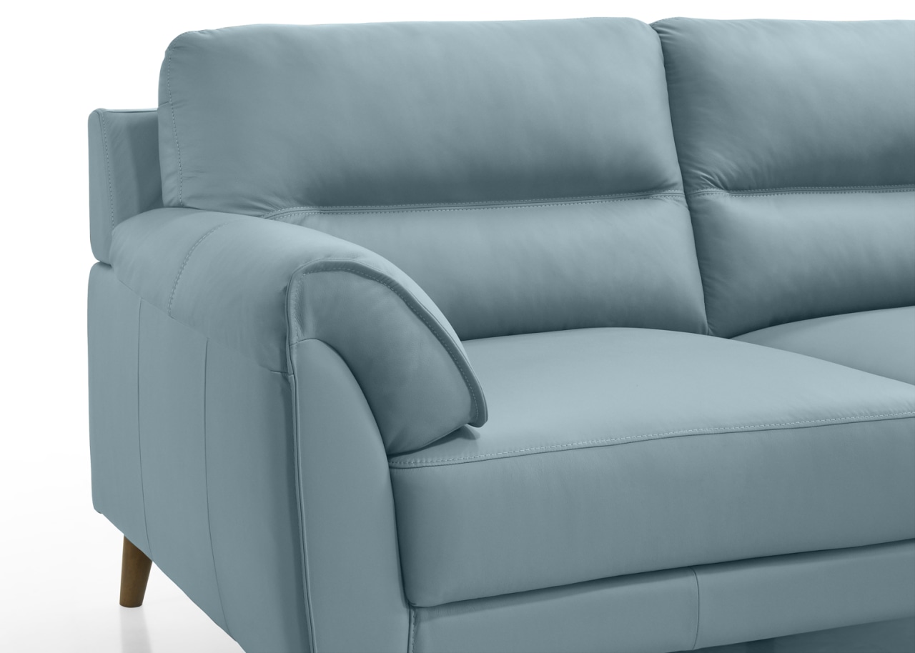 CARNABY LEATHER 3 Seater RHF Chaise – image 4 of 5