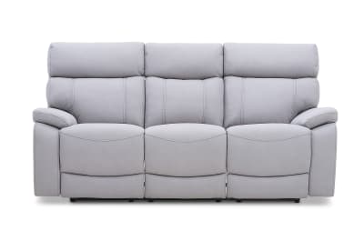 ALFRED 3 Seater with 2 Inbuilt Recliners (Rhino Suede)