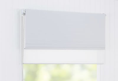 DUSK Duo Roller Blind - Blockout & Sheer 60 x 240cm