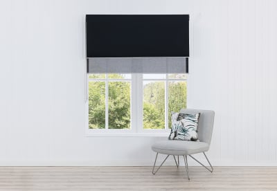 DUSK Duo Roller Blind - Blockout & Sheer 180 x 240cm