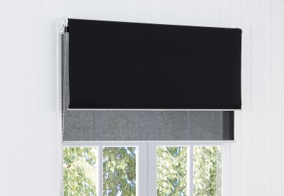 DUSK Duo Roller Blind - Blockout & Sheer 180 x 240cm
