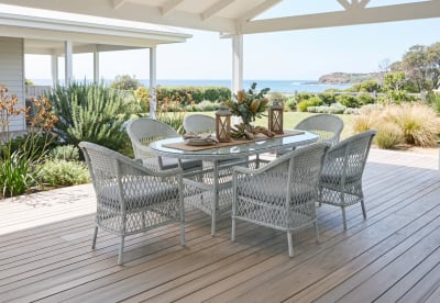 JULIA 7 Piece Outdoor Dining Setting