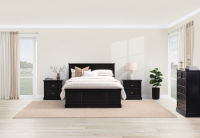CHRYSTELLE 4 Piece Double Tall Chest Bedroom Suite.