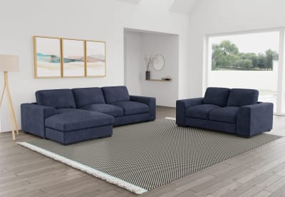 JOSEPHINE FABRIC Sofa Chaise Pair