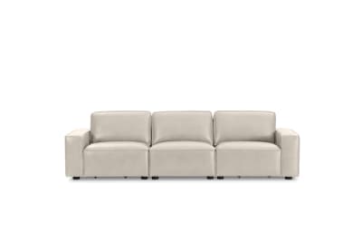 BARTELLE LEATHER 3.5 Seater Sofa