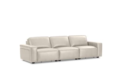 BARTELLE LEATHER 3.5 Seater Sofa