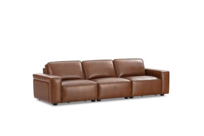 BARTELLE LEATHER 3.5 Seater Sofa