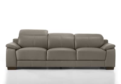 ESCHER LEATHER 3 Seater Sofa