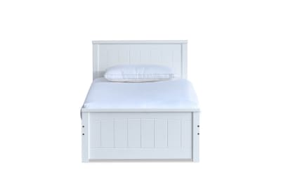 ARGON White Single Bed