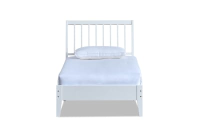 BARRY White Single Bed