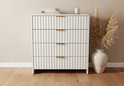 CARRARA 4 Drawer Tall Chest