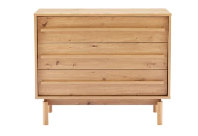 GOLDEN 3 Drawer Low Tall Chest