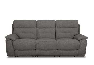 KINGSBRIDGE FABRIC 3 Seater Electric Recliners